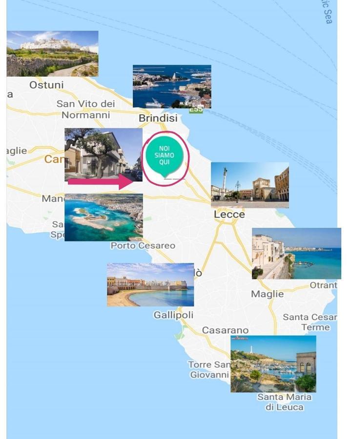 Bed and Breakfast Colori Del Salento Cellino San Marco Exterior foto
