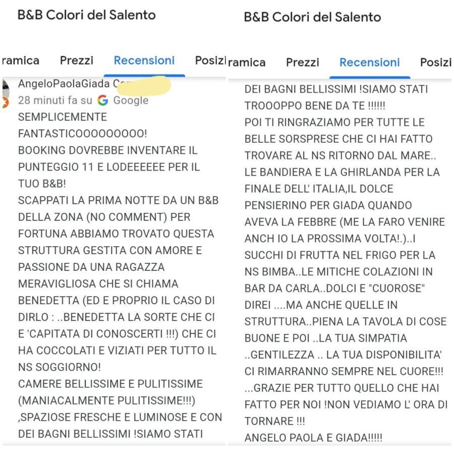 Bed and Breakfast Colori Del Salento Cellino San Marco Exterior foto